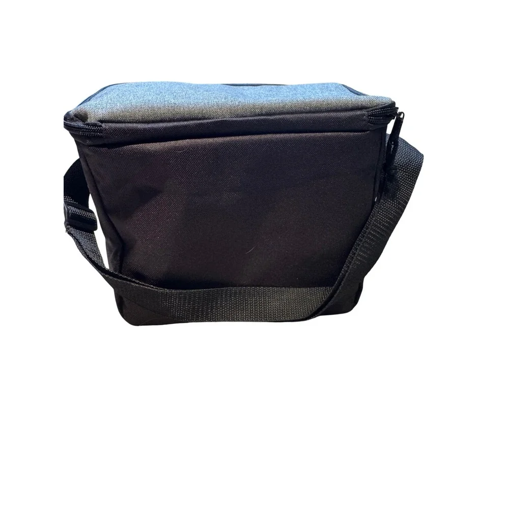 Coca-Cola Recycled Bottle Insulated Lunch Bag Cooler Heather Grey Black‎ NWT
